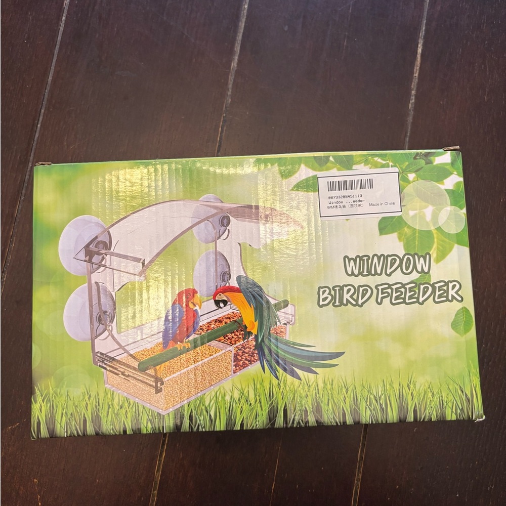 Window bird feeder Nature Box gift animal clear holiday party room learning farm